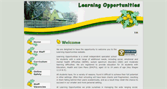 Desktop Screenshot of learningopps.org